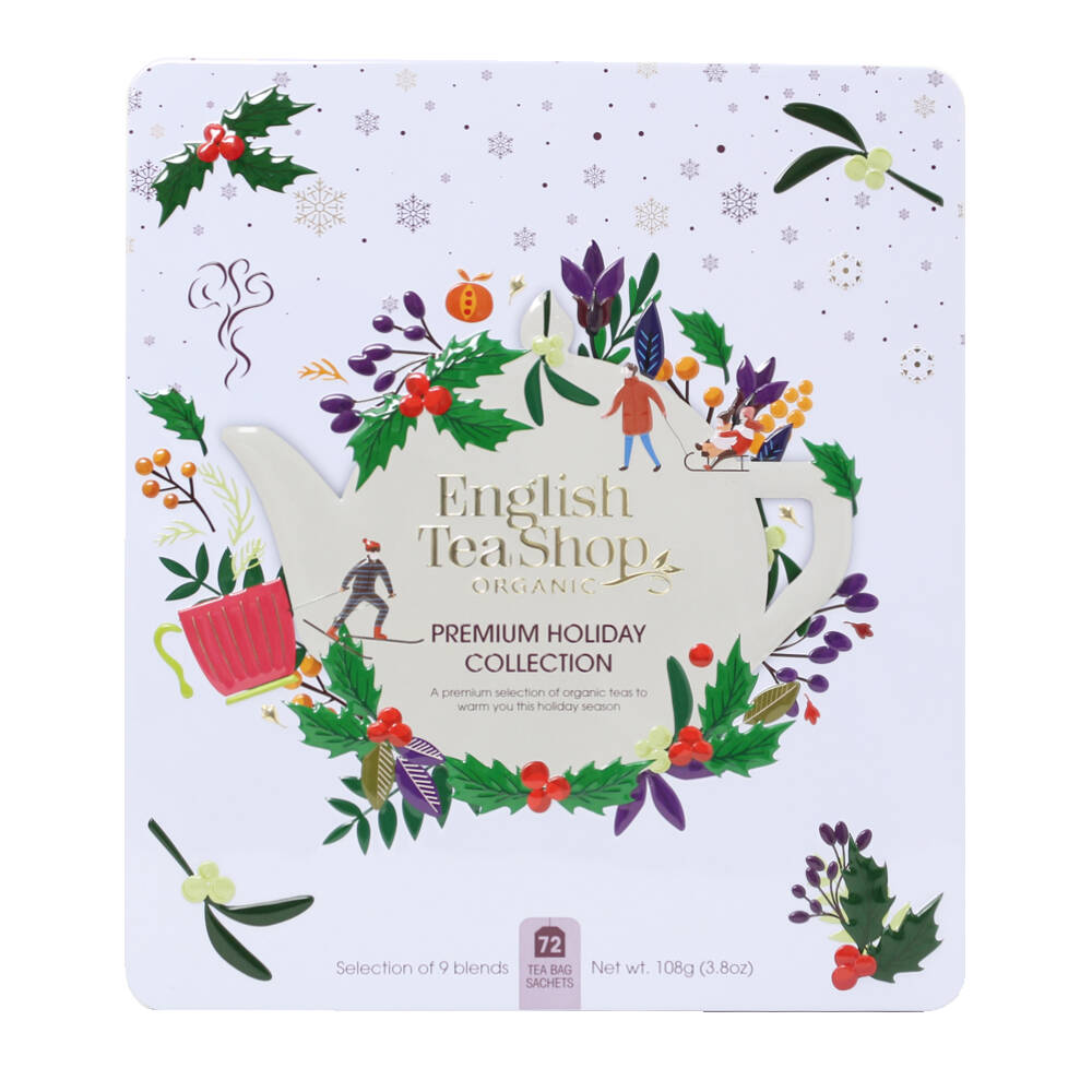 Cofanetto regalo bianco Premium Holiday Collection - 72 bustine di tè