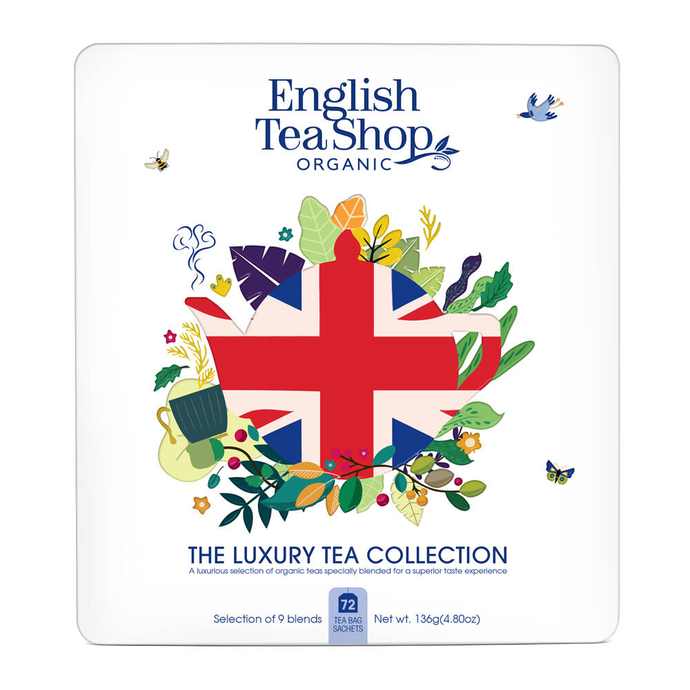 Union Jack Gift Tin - 72 Tea Bag Sachets
